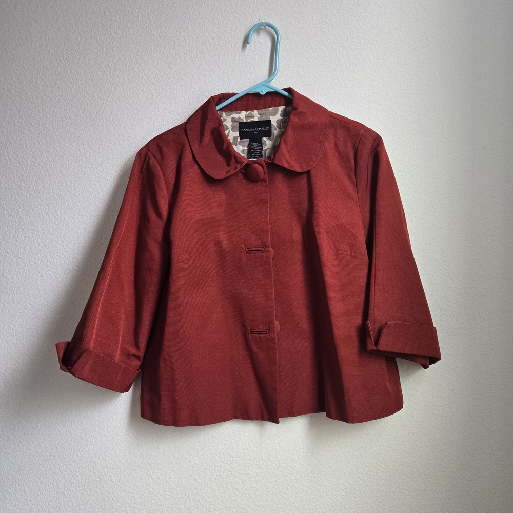 Banana Republic Scarlet Buttoned Jacket